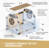 Picture of DIY Wood Connetors for Makerspace and greenhouse project