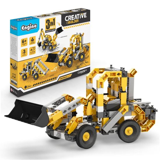 Picture of CREATIVE BUILDER WHEELED LOADER MACHINERY SET